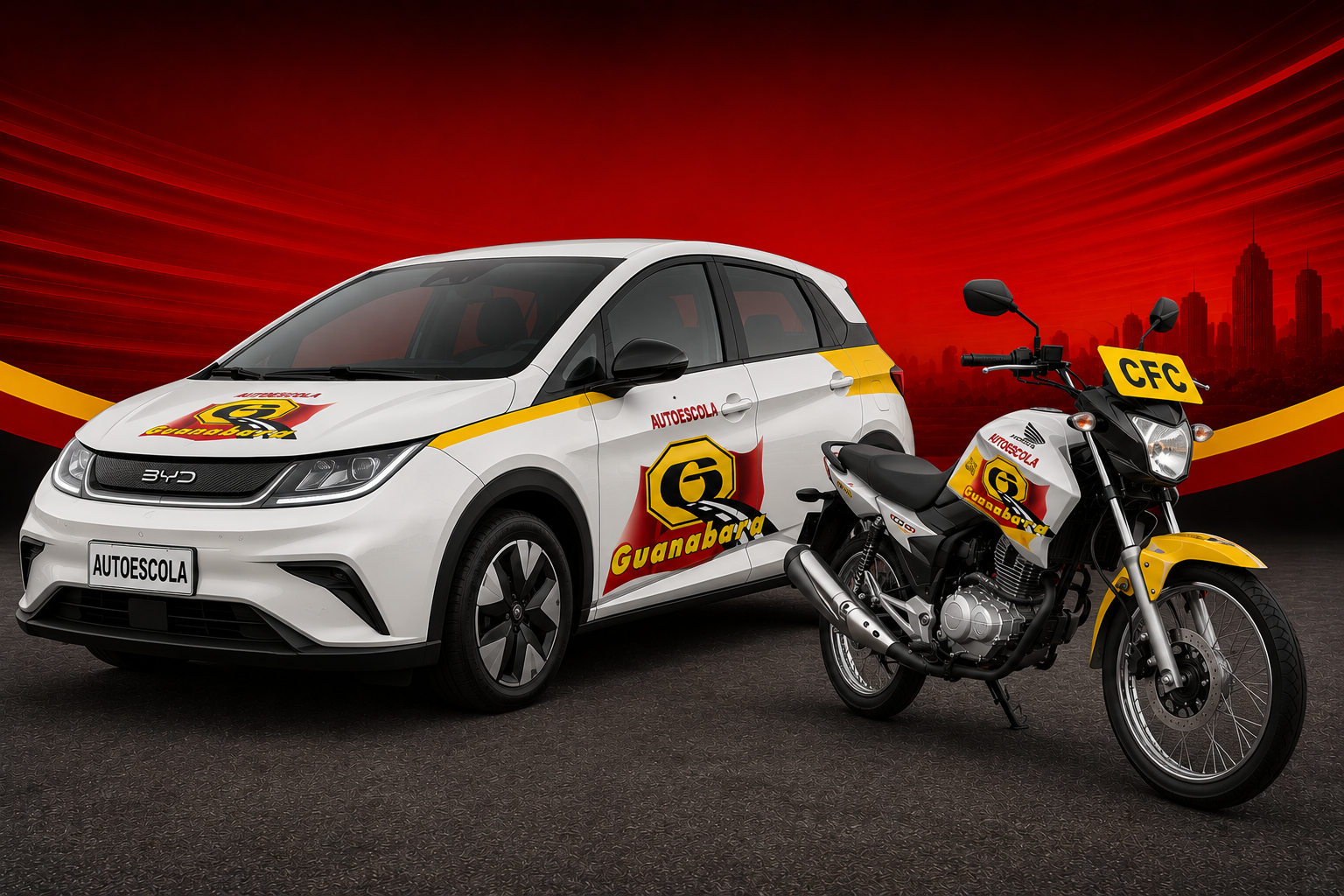 CATEGORIA A+B (CARRO AUTOMÁTICO BYD + MOTO)