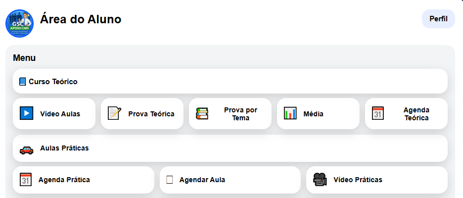 📱 APP Área do Aluno