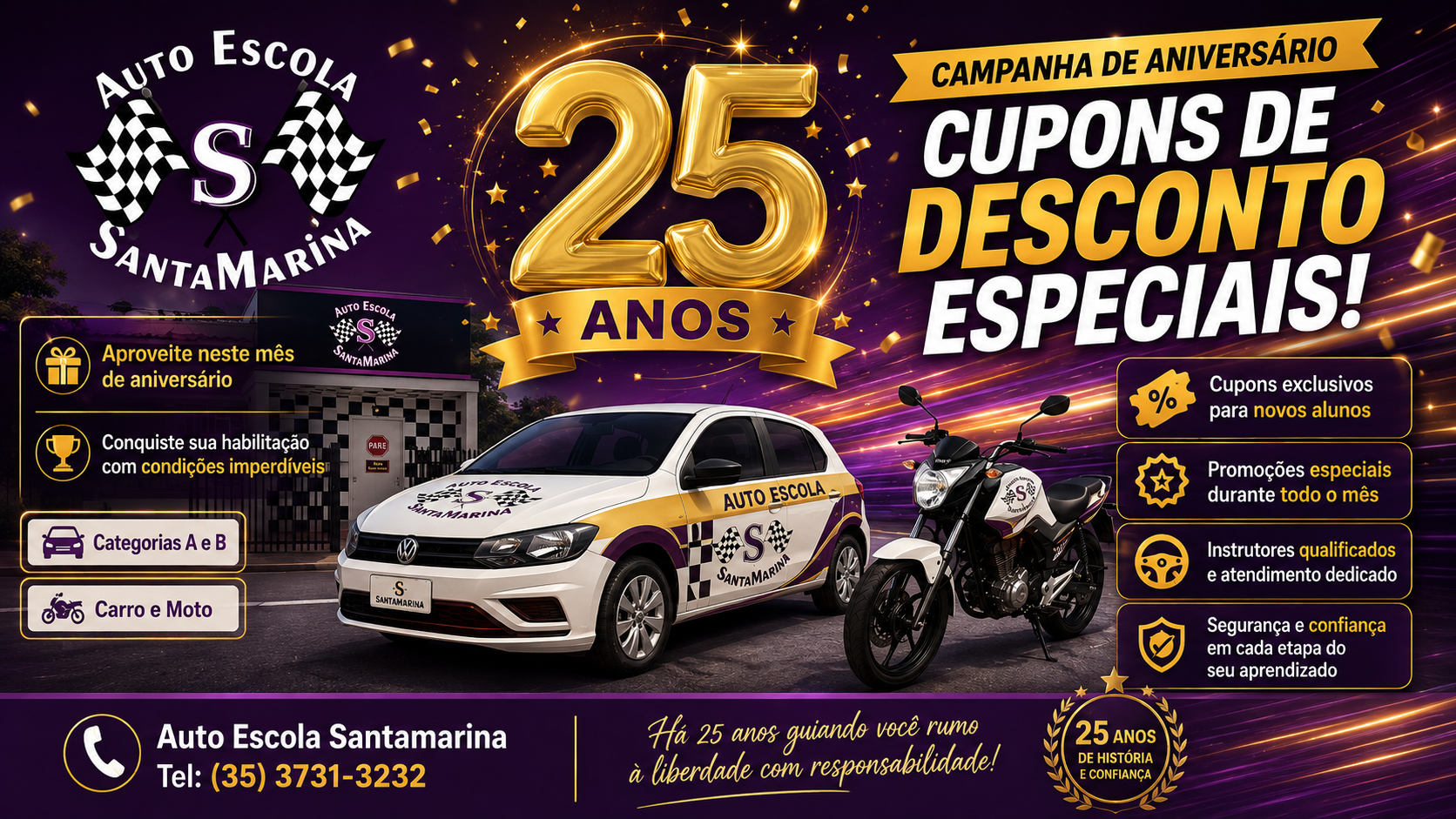 Campanha de Aniversario - 25 anos